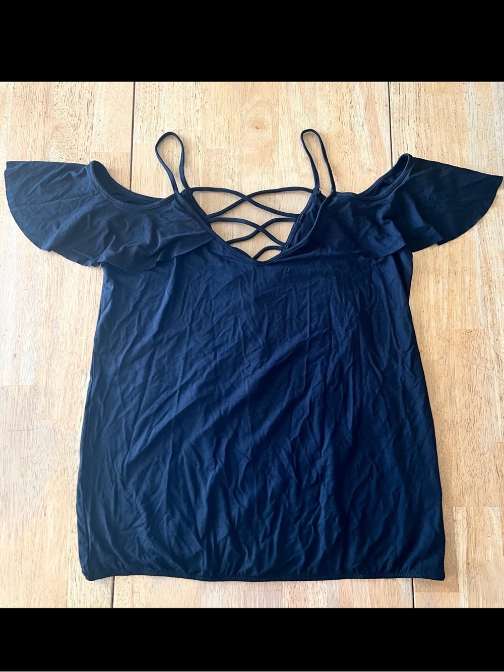Venus Woman’s Tank Off Shoulder Blouse ~ L